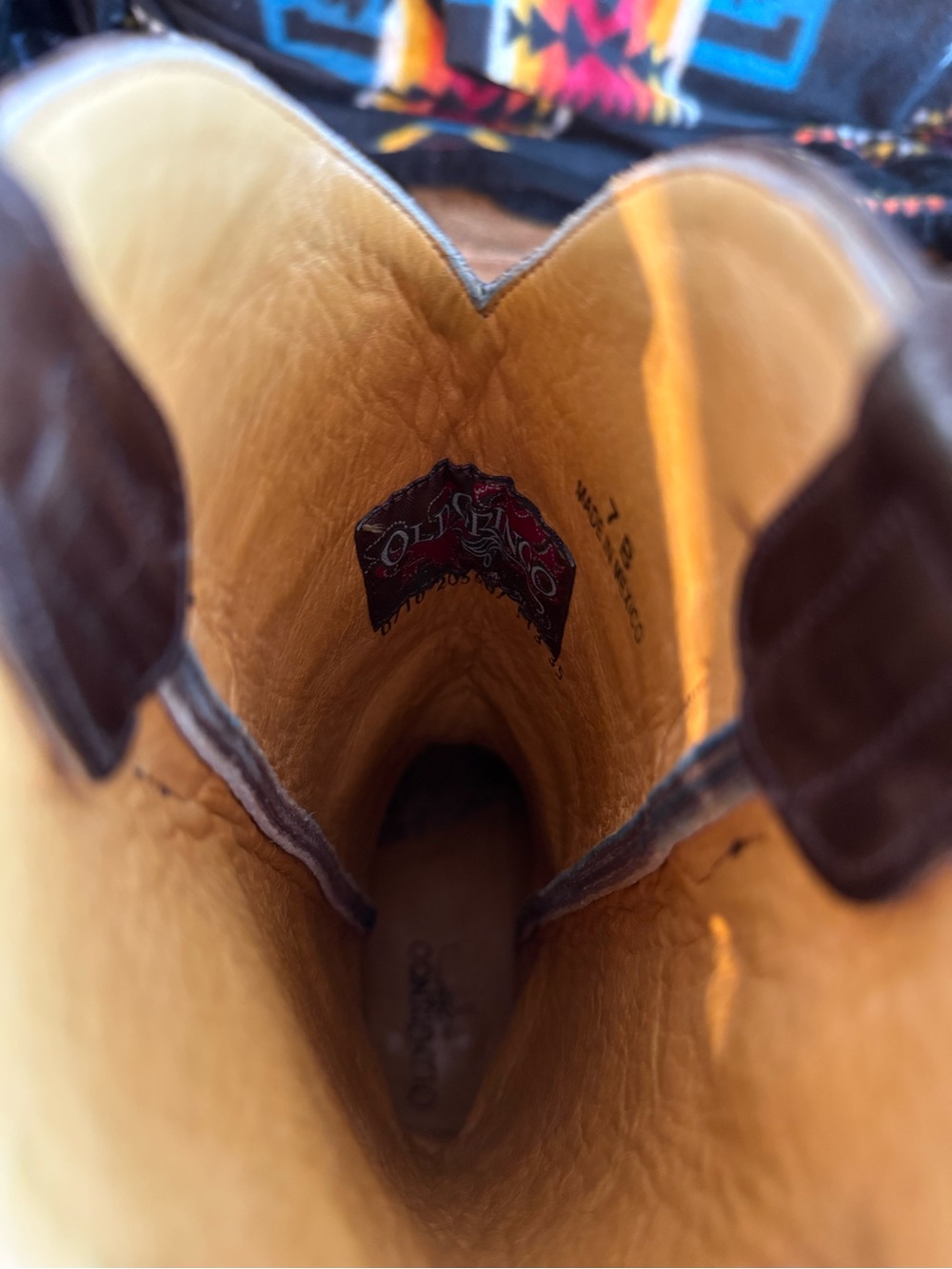 Old Gringo Leather Western Heeled Boots with Red Stitching - Picture 6 of 10